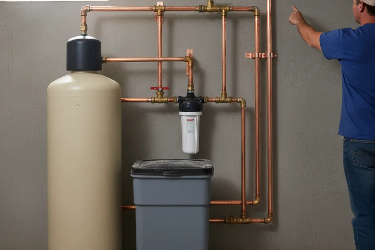 Whole-house water treatment system installed in North East